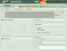 Tablet Screenshot of heaven.deviantart.com