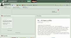 Desktop Screenshot of lonetwin79.deviantart.com