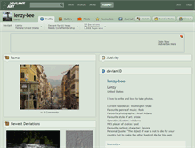 Tablet Screenshot of lenzy-bee.deviantart.com