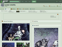 Tablet Screenshot of nuclear-metallity.deviantart.com