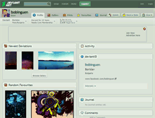 Tablet Screenshot of bobinguen.deviantart.com