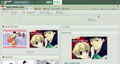 Desktop Screenshot of mori-x-honey-club.deviantart.com