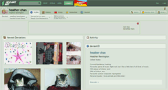 Desktop Screenshot of heather-chan.deviantart.com