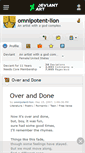 Mobile Screenshot of omnipotent-lion.deviantart.com