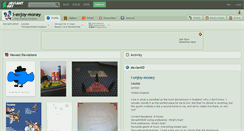 Desktop Screenshot of i-enjoy-money.deviantart.com