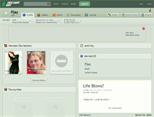 Tablet Screenshot of pjay.deviantart.com