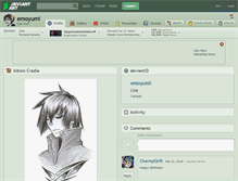 Tablet Screenshot of emoyumi.deviantart.com