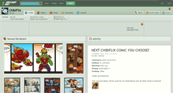 Desktop Screenshot of chibiflix.deviantart.com