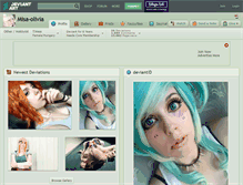 Tablet Screenshot of misa-olivia.deviantart.com