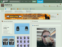 Tablet Screenshot of anarchy-al.deviantart.com