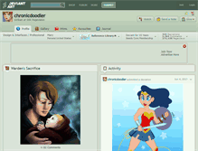 Tablet Screenshot of chronicdoodler.deviantart.com