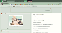 Desktop Screenshot of lover-of-art.deviantart.com