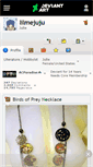Mobile Screenshot of lilmejuju.deviantart.com
