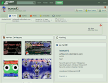 Tablet Screenshot of leumas92.deviantart.com
