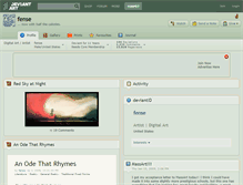 Tablet Screenshot of fense.deviantart.com