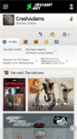 Mobile Screenshot of crashadams.deviantart.com