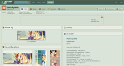 Desktop Screenshot of haru-ayame.deviantart.com
