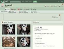 Tablet Screenshot of dark-as-ash.deviantart.com
