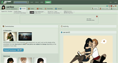 Desktop Screenshot of camibee.deviantart.com