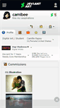 Mobile Screenshot of camibee.deviantart.com