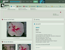 Tablet Screenshot of apexa.deviantart.com