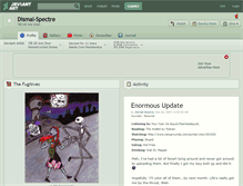 Tablet Screenshot of dismal-spectre.deviantart.com