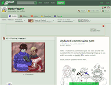 Tablet Screenshot of masterfranny.deviantart.com