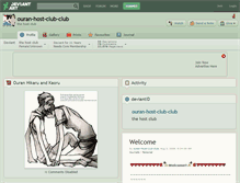 Tablet Screenshot of ouran-host-club-club.deviantart.com