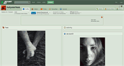 Desktop Screenshot of holly6669666.deviantart.com