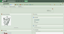 Desktop Screenshot of deviantrat.deviantart.com