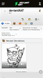 Mobile Screenshot of deviantrat.deviantart.com