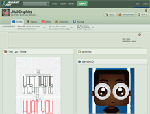 Tablet Screenshot of jhallgraphics.deviantart.com