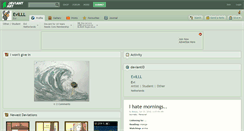 Desktop Screenshot of evilll.deviantart.com