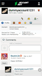 Mobile Screenshot of dummyaccount1231.deviantart.com