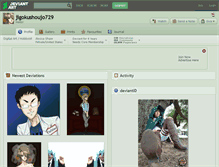 Tablet Screenshot of jigokushoujo729.deviantart.com