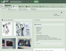 Tablet Screenshot of dib4ever.deviantart.com