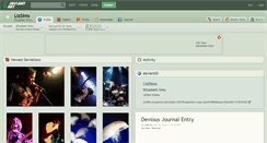 Desktop Screenshot of lizsims.deviantart.com