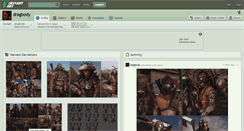 Desktop Screenshot of dragbody.deviantart.com