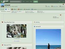 Tablet Screenshot of eviceral.deviantart.com