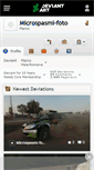 Mobile Screenshot of microspasmi-foto.deviantart.com