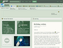 Tablet Screenshot of keome.deviantart.com