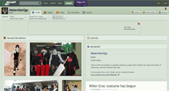 Desktop Screenshot of misteralterego.deviantart.com