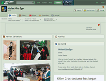 Tablet Screenshot of misteralterego.deviantart.com