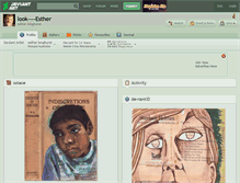 Tablet Screenshot of look----esther.deviantart.com