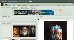 Desktop Screenshot of cmurr.deviantart.com