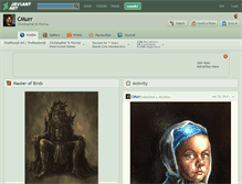 Tablet Screenshot of cmurr.deviantart.com