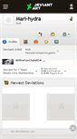 Mobile Screenshot of mari-hydra.deviantart.com