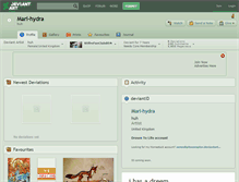 Tablet Screenshot of mari-hydra.deviantart.com