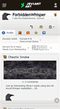 Mobile Screenshot of forbiddenwhisper.deviantart.com