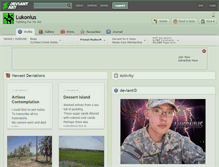 Tablet Screenshot of lukonius.deviantart.com